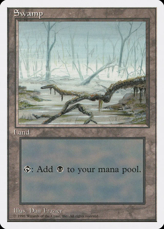 1996 Introductory Two-Player Set Swamp common #59 common card image