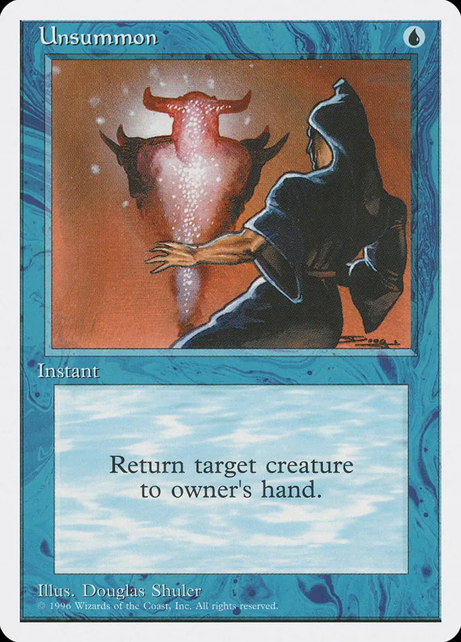 1996 Introductory Two-Player Set Unsummon common #14 common card image