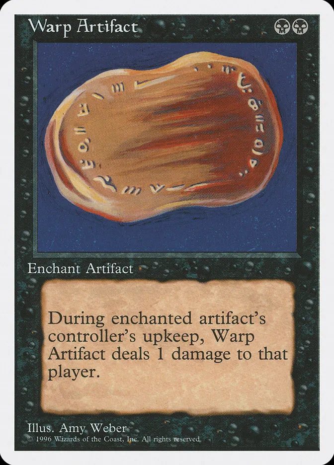 1996 Introductory Two-Player Set Warp Artifact rare #28 rare card image