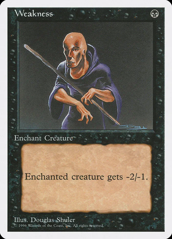 1996 Introductory Two-Player Set Weakness common #29 common card image