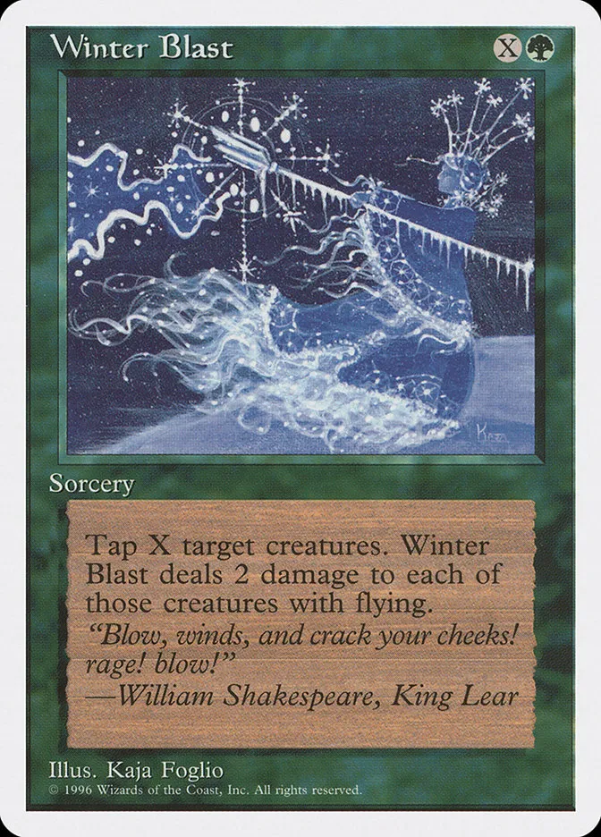 1996 Introductory Two-Player Set Winter Blast uncommon #47 uncommon card image