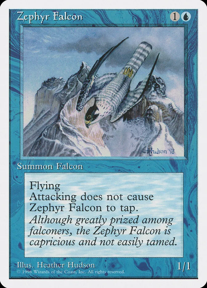 1996 Introductory Two-Player Set Zephyr Falcon common #15 common card image