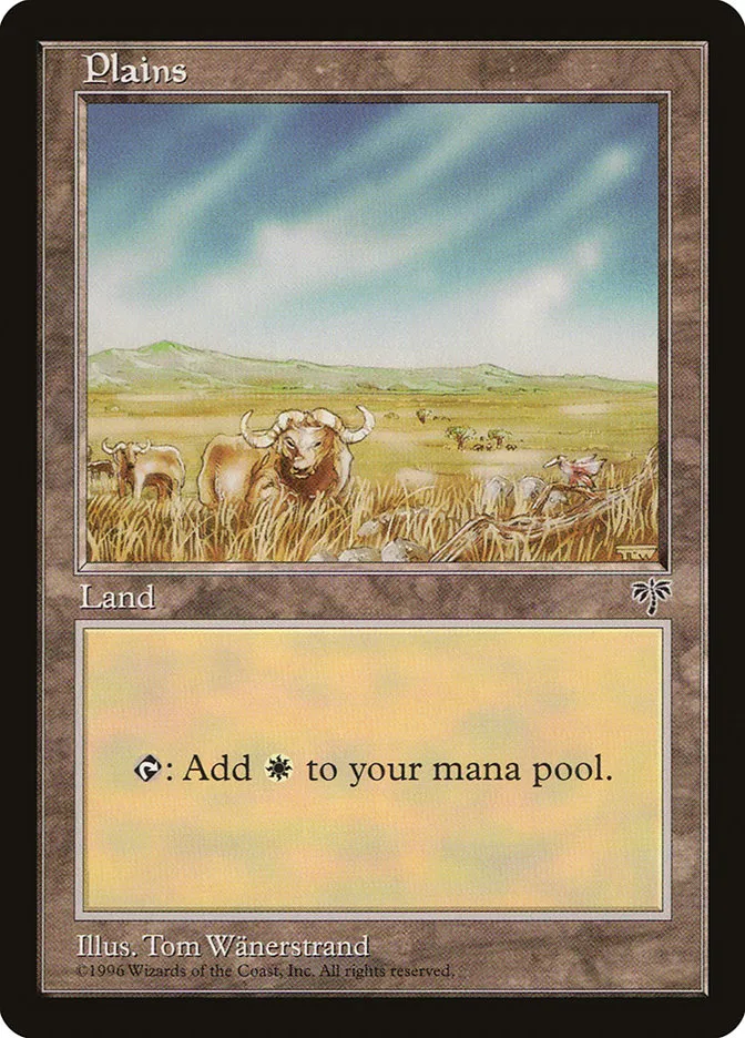 1996 Mirage Plains common #332 common card image