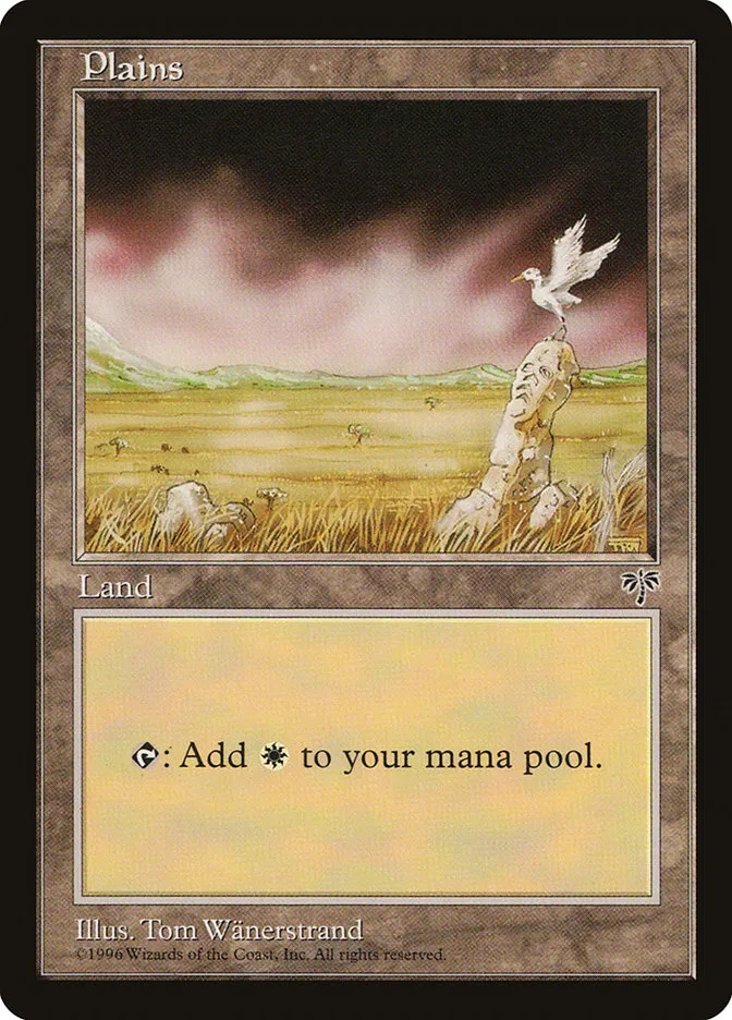 1996 Mirage Plains common #334 common card image