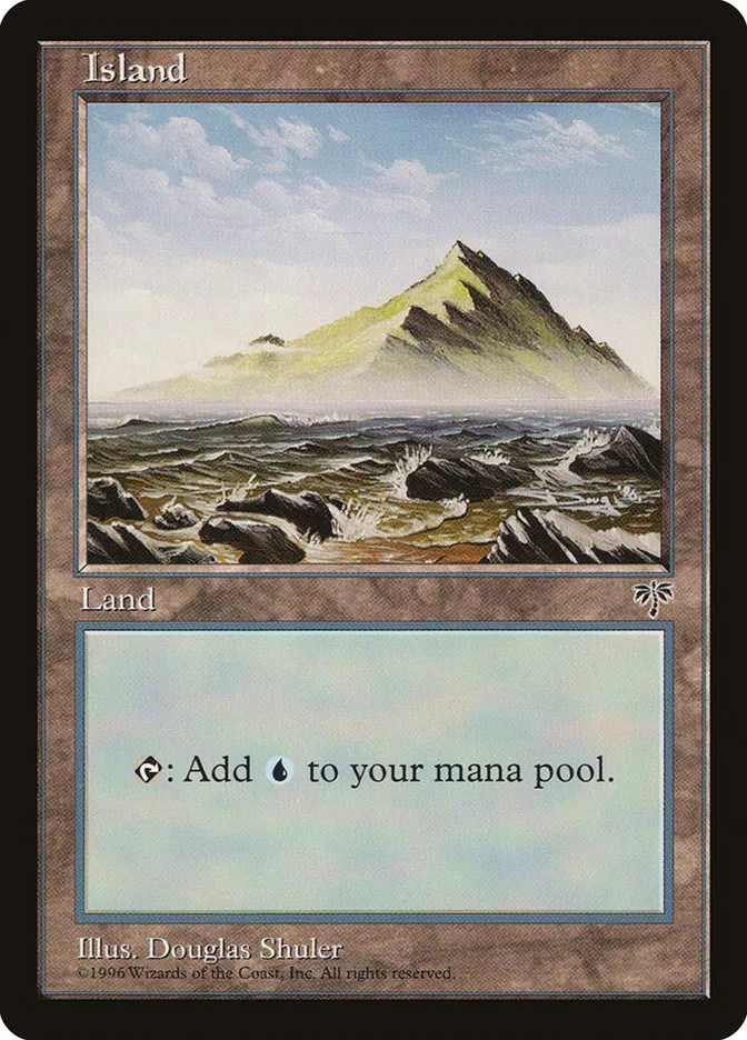 1996 Mirage Island common #337 common card image