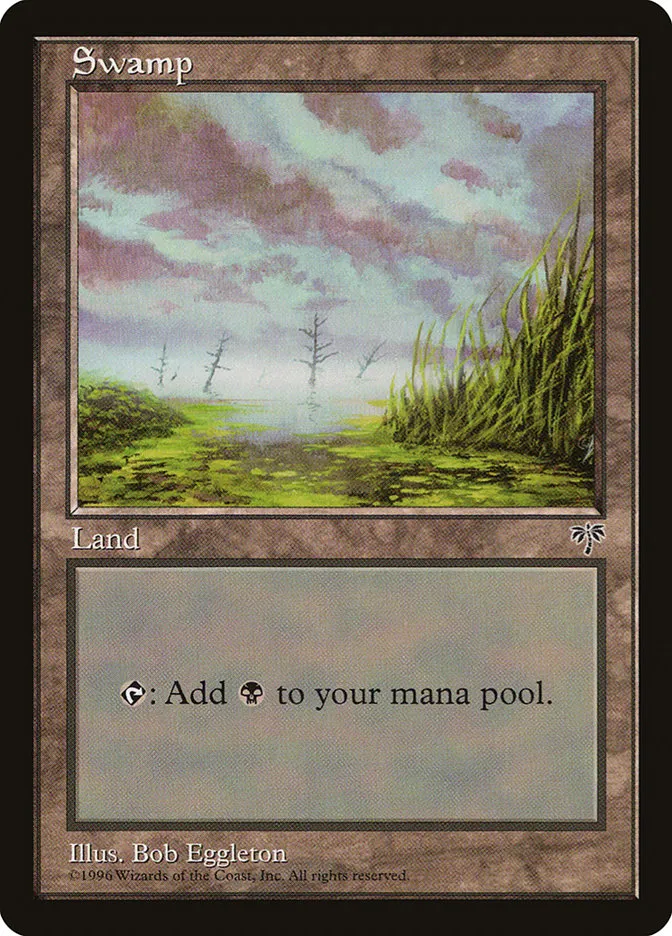 1996 Mirage Swamp common #342 common card image