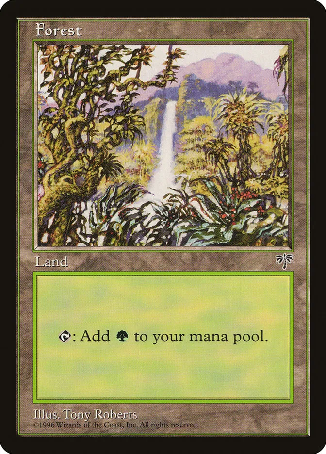 1996 Mirage Forest common #348 common card image