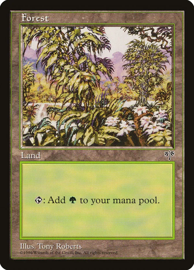 1996 Mirage Forest common #349 common card image
