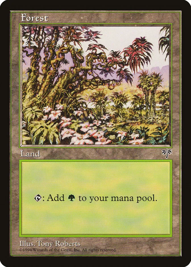 1996 Mirage Forest common #350 common card image
