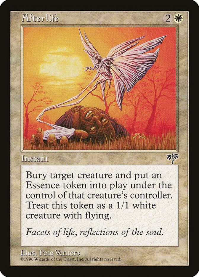1996 Mirage Afterlife uncommon #1 uncommon card image