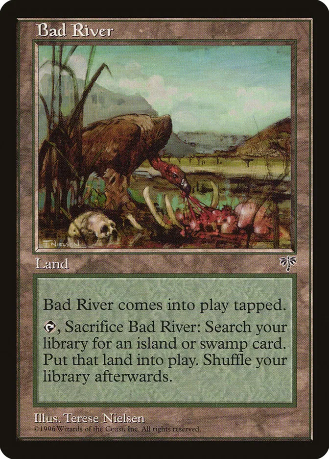1996 Mirage Bad River uncommon #324 uncommon card image