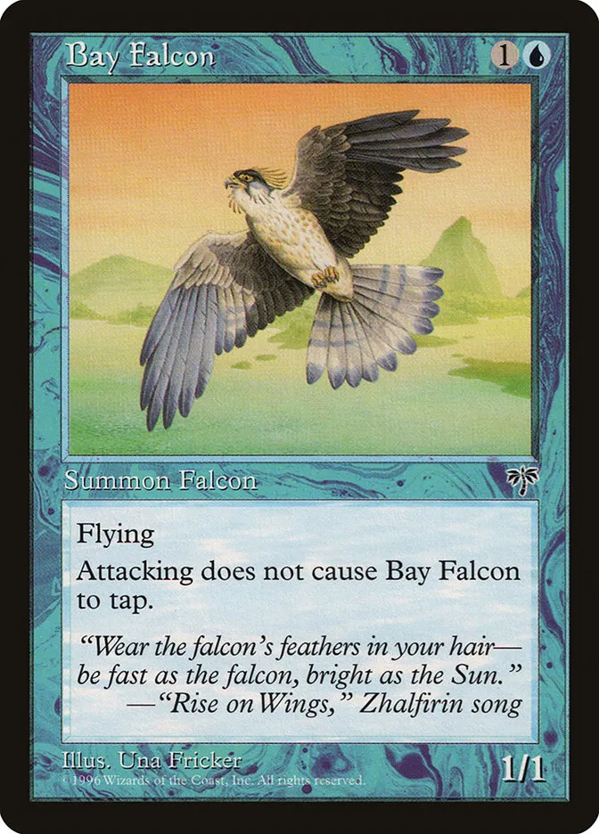 1996 Mirage Bay Falcon common #54 common card image