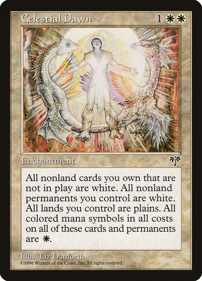 1996 Mirage Celestial Dawn rare #6 rare card image