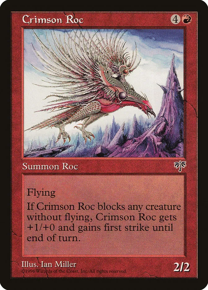 1996 Mirage Crimson Roc #168 uncommon card image