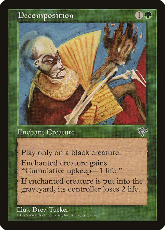 1996 Mirage Decomposition uncommon #212 uncommon card image