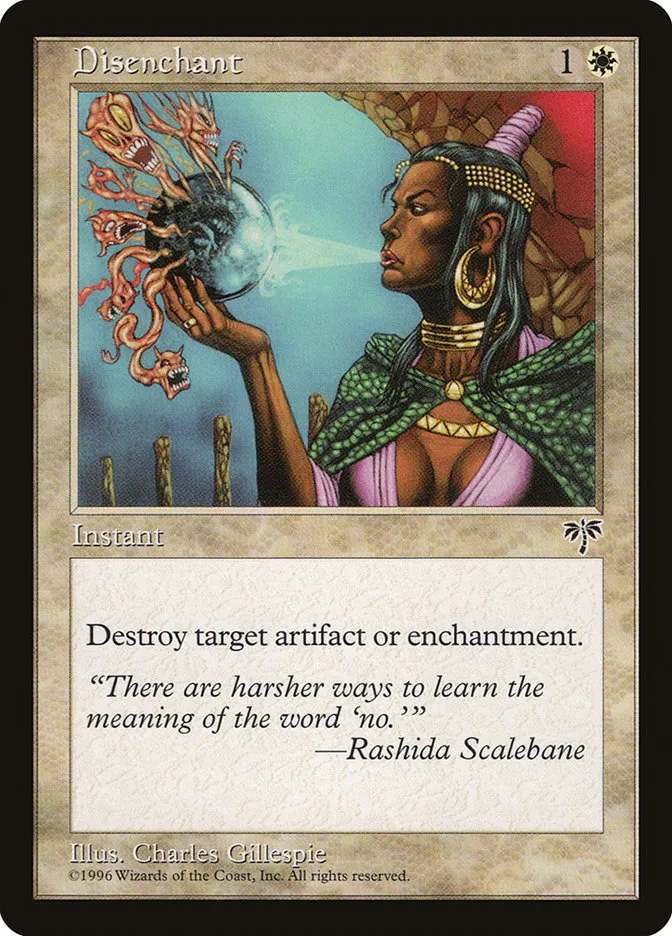 1996 Mirage Disenchant common #10 common card image
