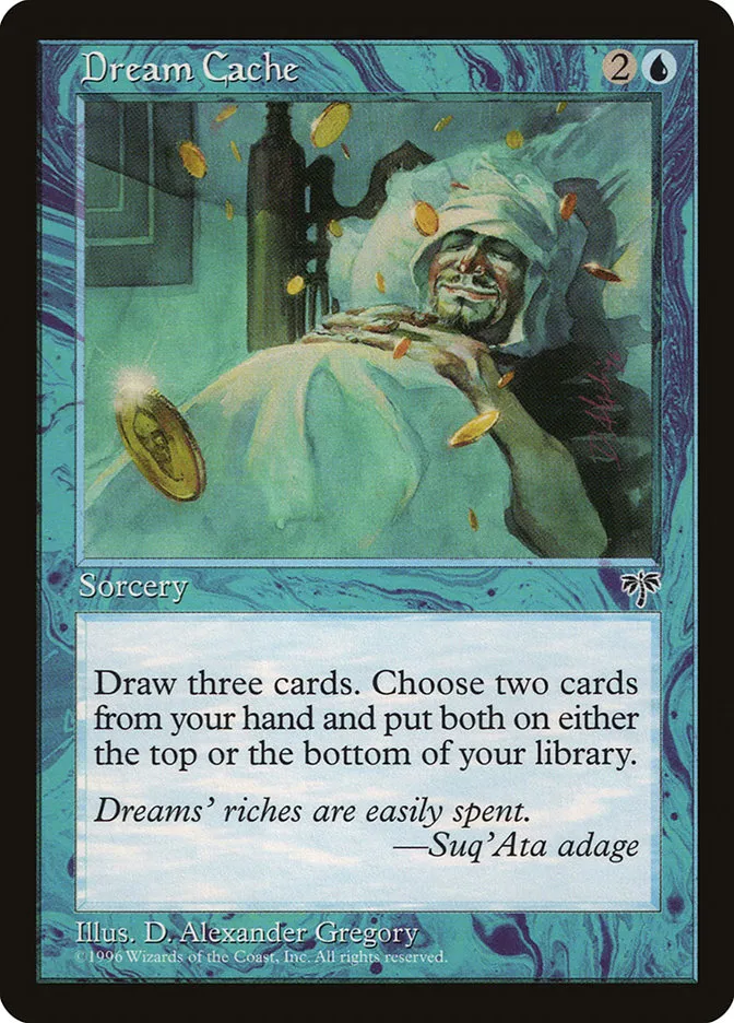 1996 Mirage Dream Cache common #62 common card image