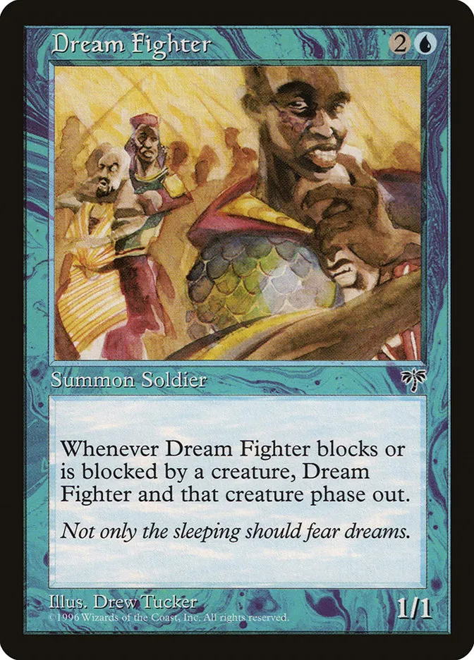 1996 Mirage Dream Fighter common #63 common card image
