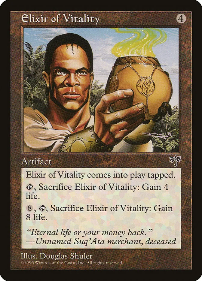 1996 Mirage Elixir of Vitality #300 uncommon card image