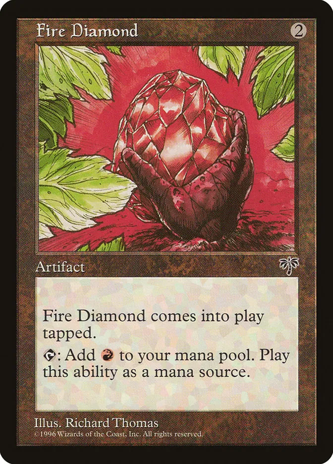 1996 Mirage Fire Diamond uncommon #302 uncommon card image