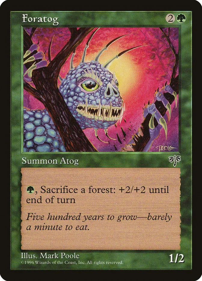 1996 Mirage Foratog uncommon #217 uncommon card image