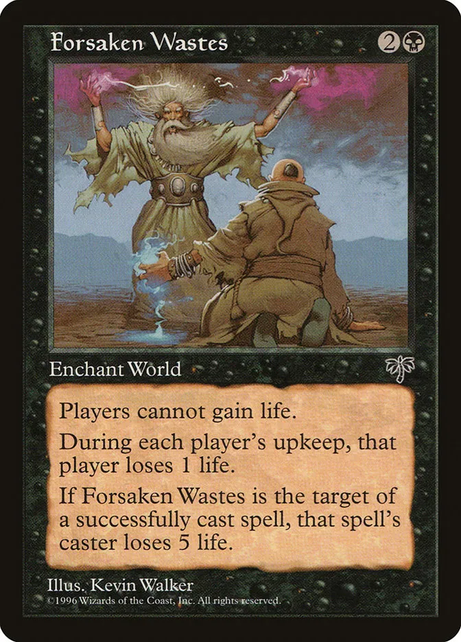 1996 Mirage Forsaken Wastes #125 rare card image