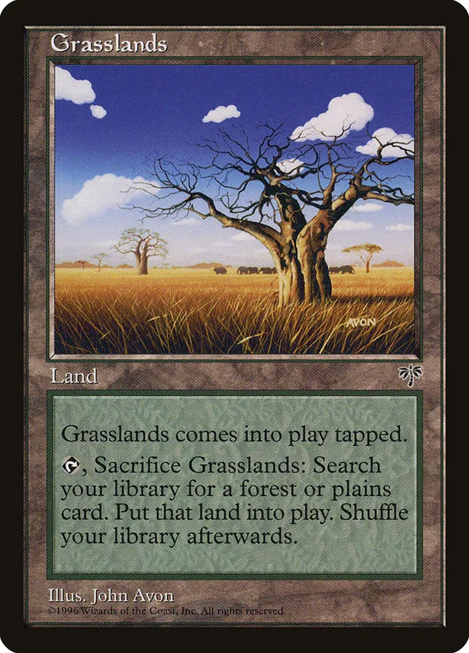 1996 Mirage Grasslands uncommon #327 uncommon card image