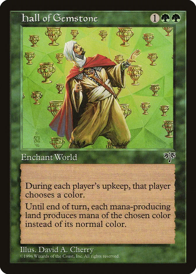 1996 Mirage Hall of Gemstone rare #221 rare card image