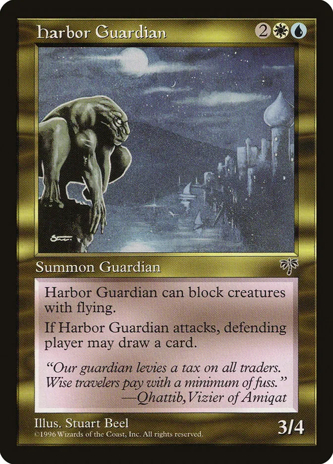 1996 Mirage Harbor Guardian uncommon #266 uncommon card image