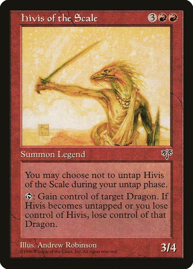 1996 Mirage Hivis of the Scale rare #182 rare card image