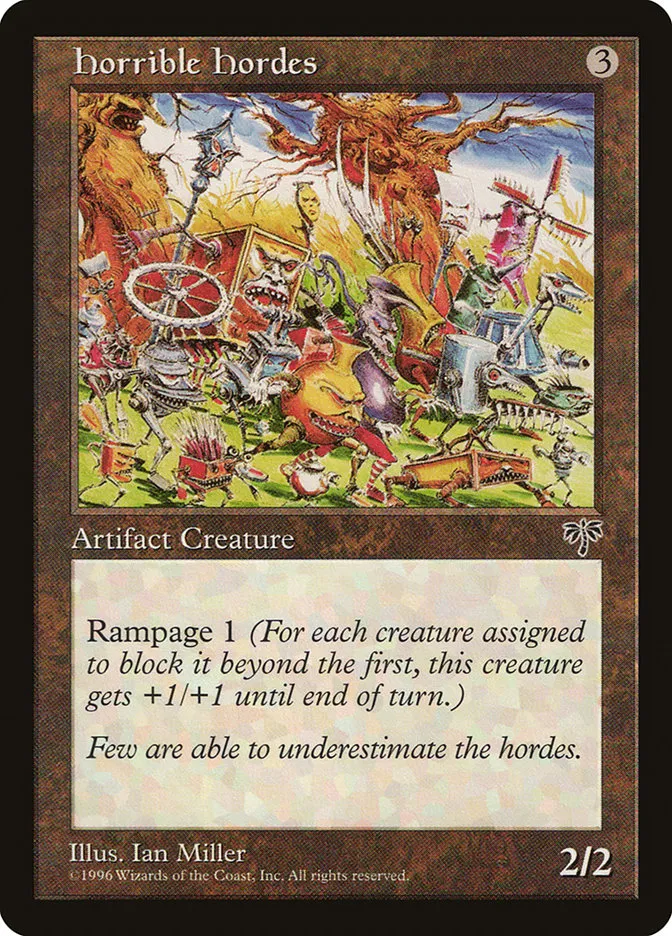 1996 Mirage Horrible Hordes #304 uncommon card image