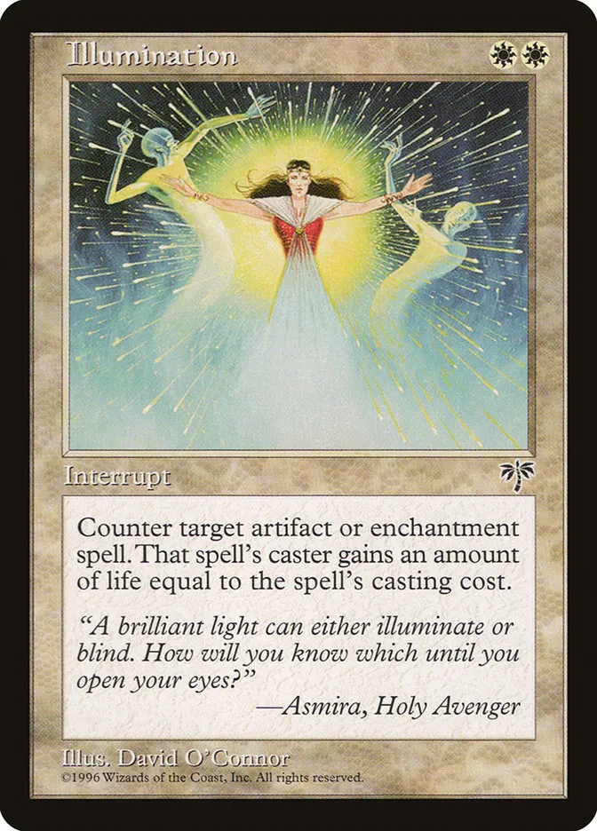1996 Mirage Illumination uncommon #21 uncommon card image