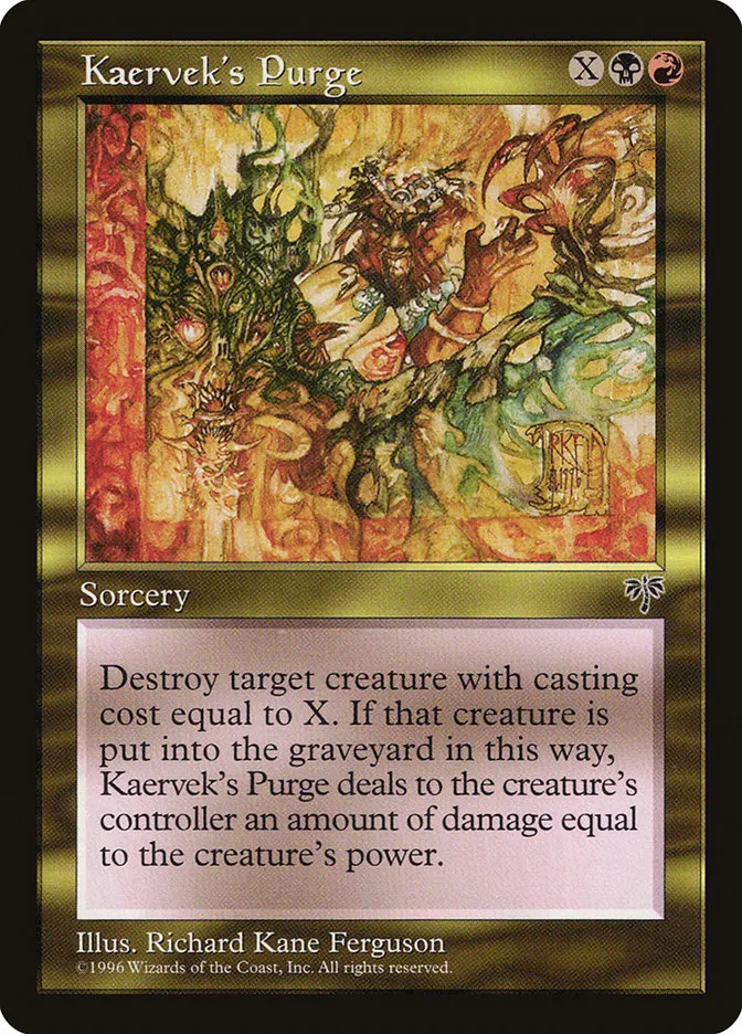 1996 Mirage Kaervek's Purge #270 uncommon card image