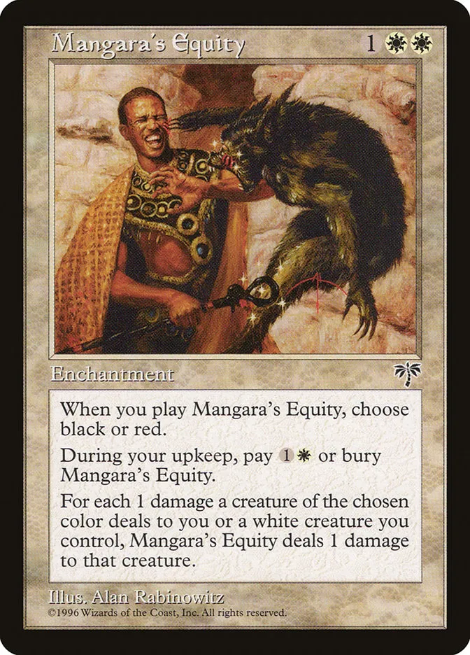 1996 Mirage Mangara's Equity #26 uncommon card image