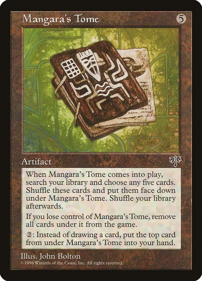 1996 Mirage Mangara's Tome rare #309 rare card image