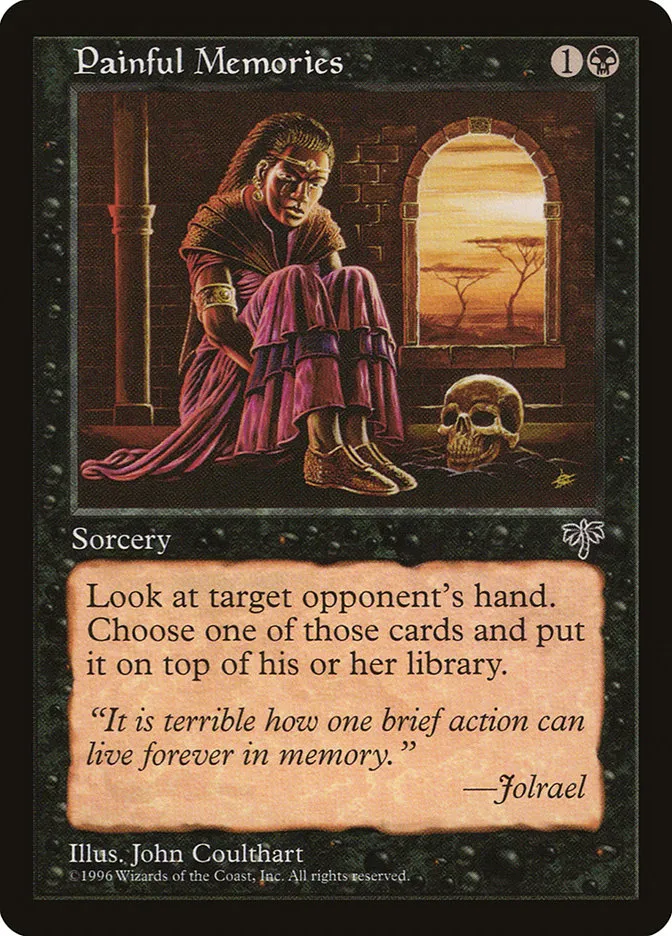 1996 Mirage Painful Memories #133 uncommon card image