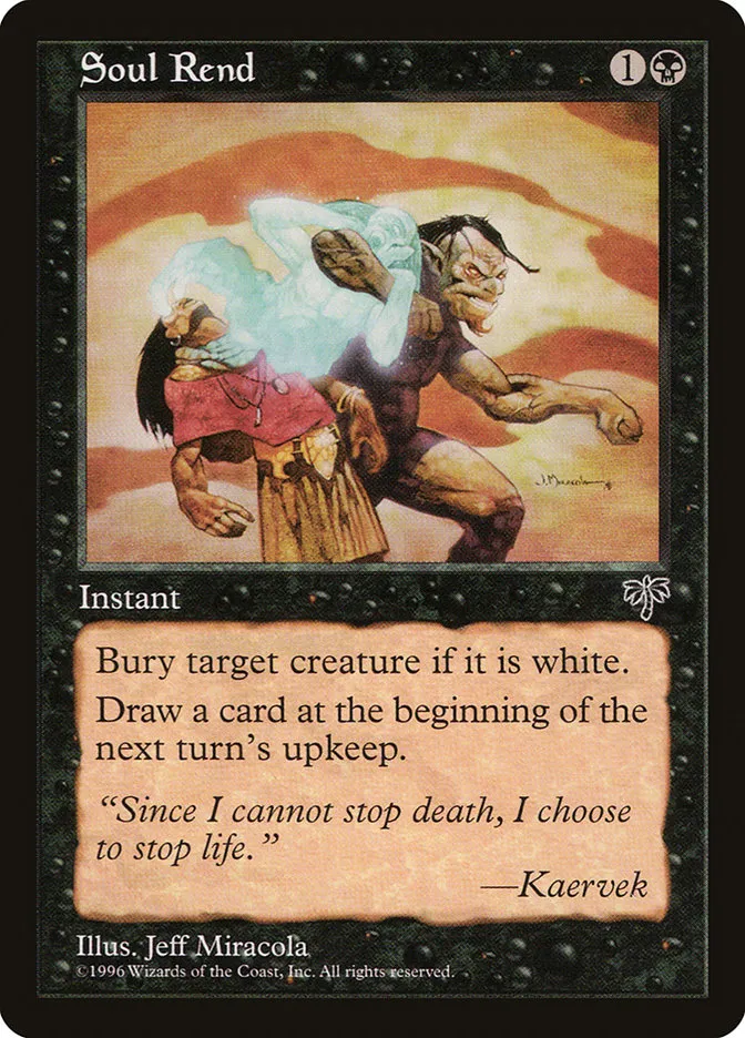 1996 Mirage Soul Rend uncommon #144 uncommon card image