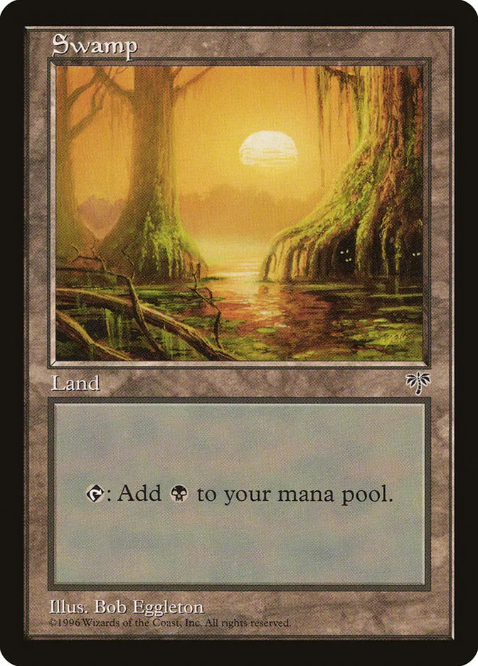 1996 Mirage Swamp common #339 common card image