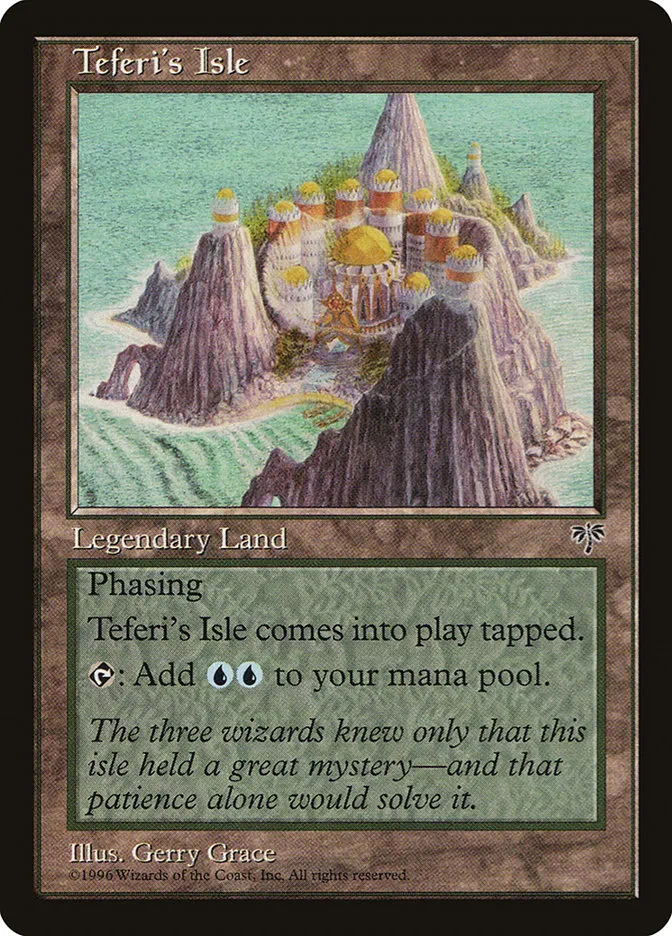 1996 Mirage Teferi's Isle rare #330 rare card image