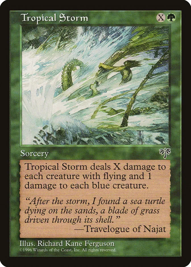1996 Mirage Tropical Storm uncommon #246 uncommon card image