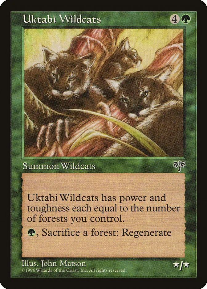 1996 Mirage Uktabi Wildcats #248 rare card image