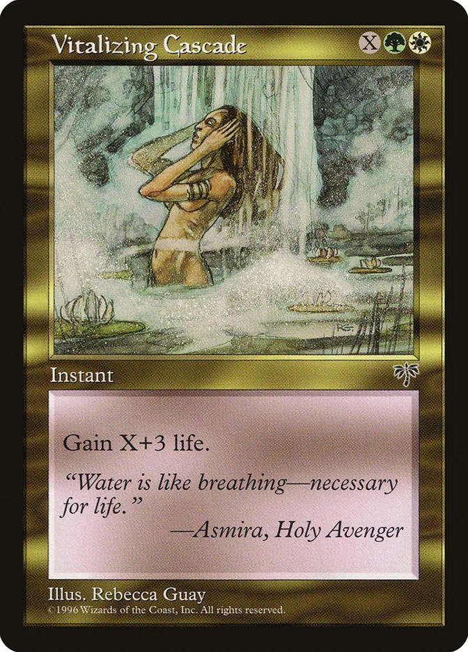 1996 Mirage Vitalizing Cascade uncommon #286 uncommon card image