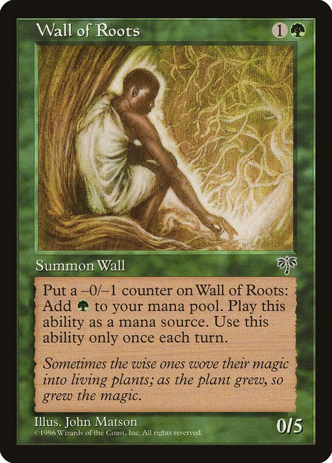 1996 Mirage Wall of Roots common #253 common card image