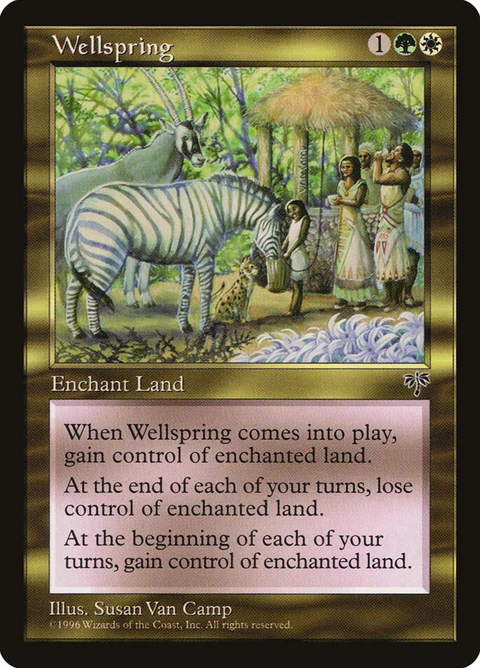 1996 Mirage Wellspring rare #288 rare card image