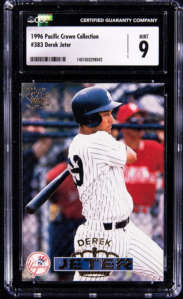 1996 Pacific Crown Collection Derek Jeter #383 card image