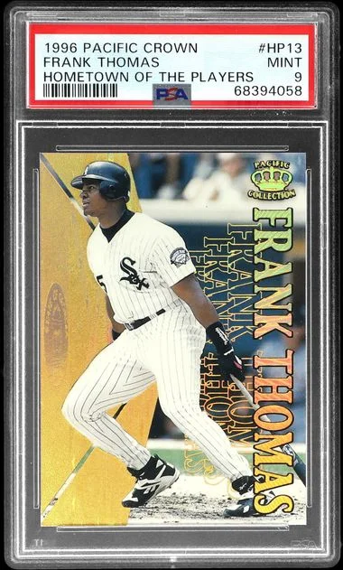 1996 Pacific Crown Hometown Of The Players Frank Thomas #HP-13 card image