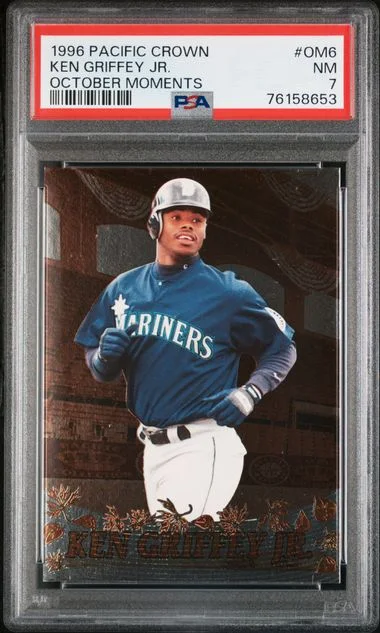 1996 Pacific Crown October Moments Ken Griffey Jr. #OM6 card image