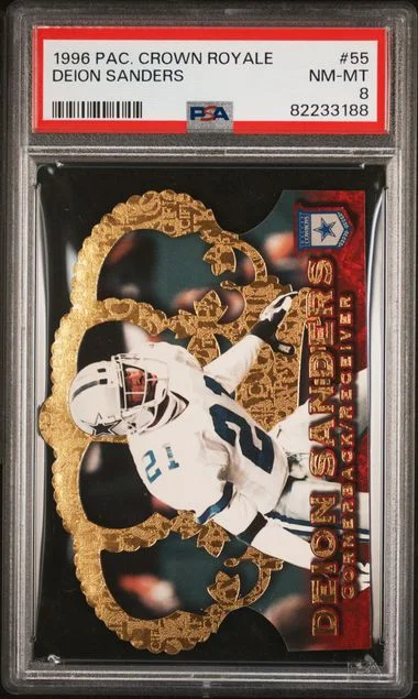 1996 Pacific Crown Royale Deion Sanders #55 card image