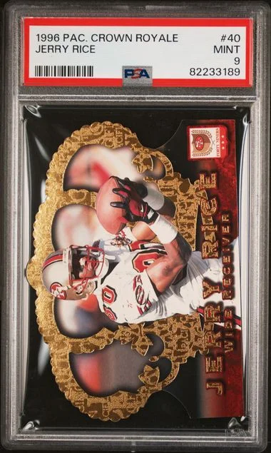 1996 Pacific Crown Royale Jerry Rice #40 card image