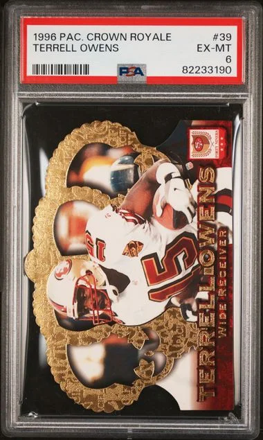1996 Pacific Crown Royale Terrell Owens #39 card image
